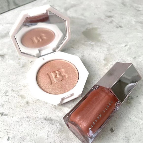 Sold❤️New Fenty Beauty Bomb Baby Mini Lip and Face Set - Picture 6 of 8